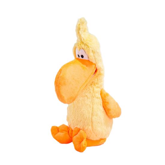

Pet Toy Cartoon Toucan Shape Plush Dogs Food Dispensing Toy with Sound Feature Bite-Resistant Relieves Boredom Pet Enrichment Toy S жёлтый
