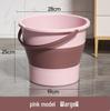 Collapsible Portable Water & Trash Bucket for Travel, Fishing, Outdoor & Home Use