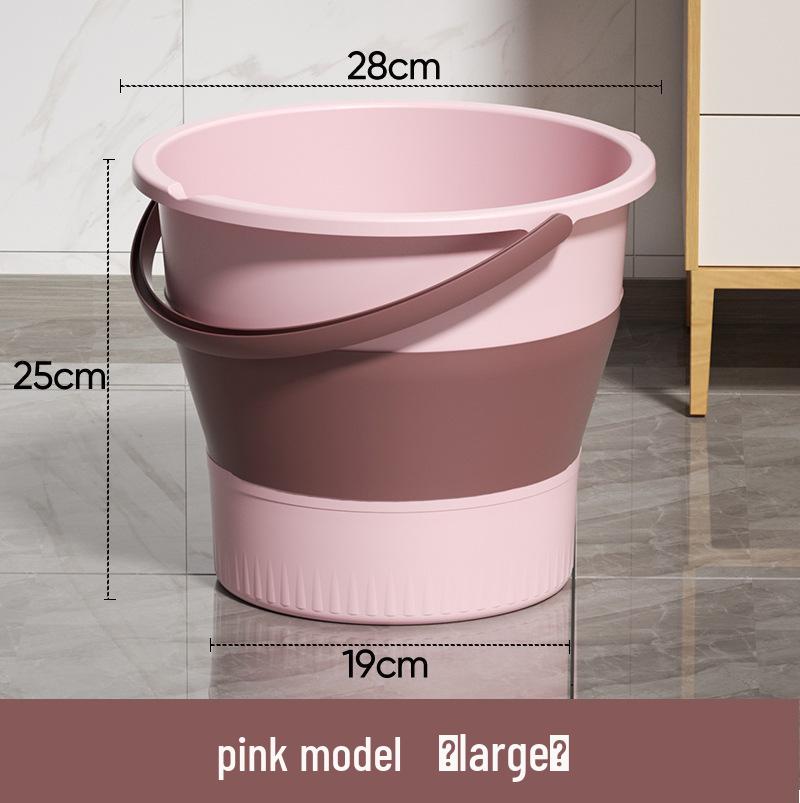Collapsible Portable Water & Trash Bucket for Travel, Fishing, Outdoor & Home Use