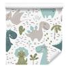 Cute Dinosaurs Wallpaper for Living Room and Bedroom 50x1000