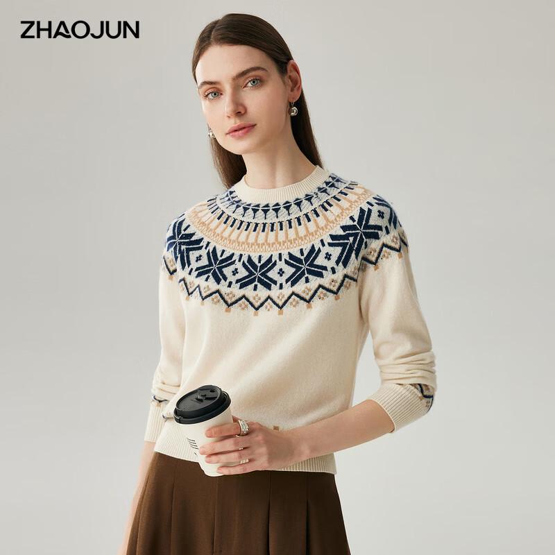 Women's Fair Isle Jacquard Cashmere Sweater