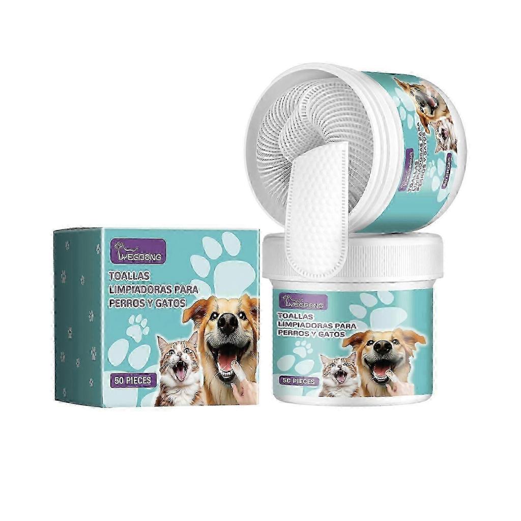 Cat And Dog Tooth Cleaning Fingerset, Remove Tartar, Clean Mouth, Moisturize And Freshen Pet Brushing Fingerset