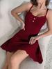 Women's Sexy Floral Lace Camisole Nightgown - Slim-Fit, Fashionable, Casual Pajamas