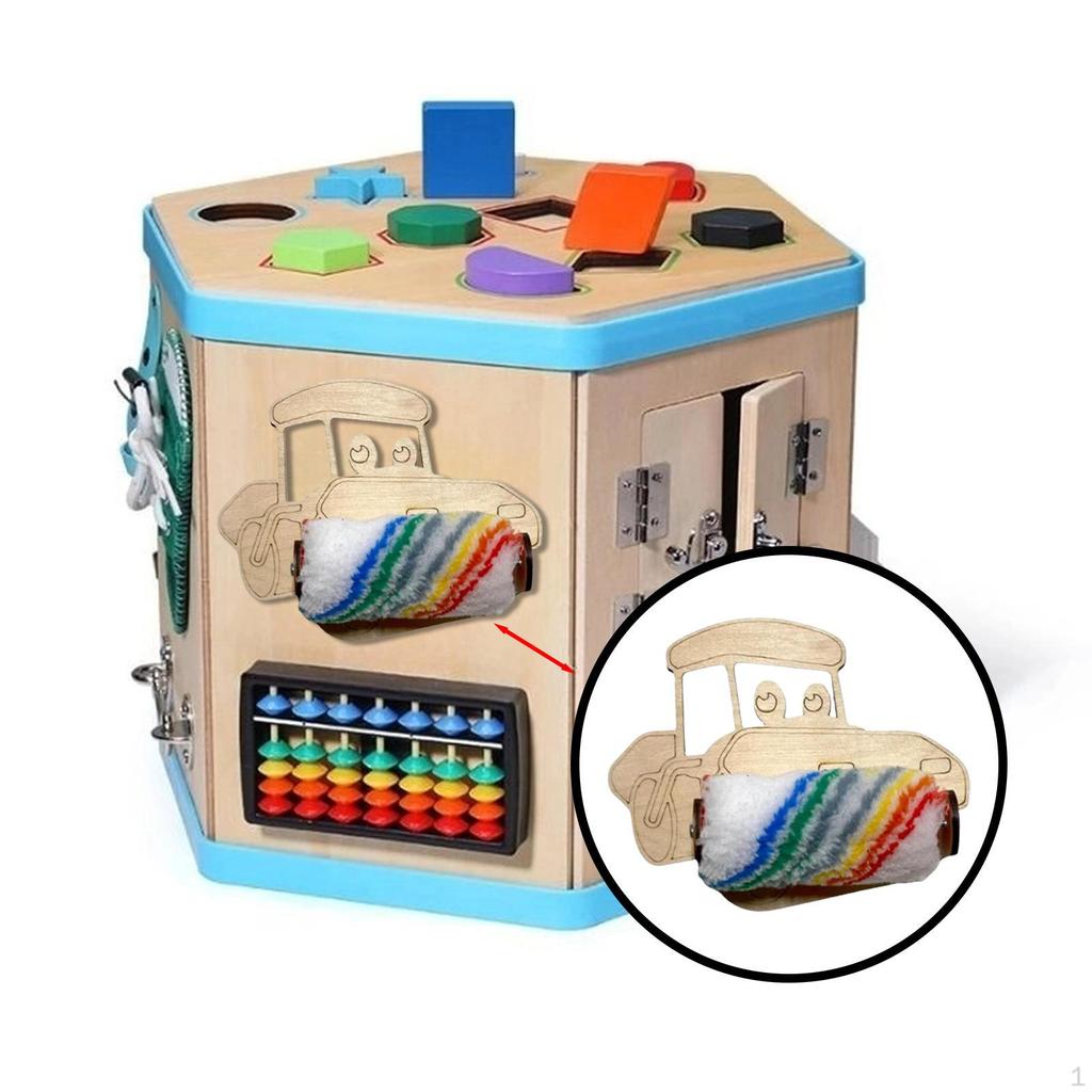 Montessori Busy Board DIY Material Sensory Parts Teaching Aids Early Educational Toy Learning