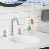 Ceramic Soap Dispenser with Sponge Holder Easy To Clean Press Pump Hand Foam Dispenser Pressing Soap Pump Bottle for Home