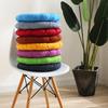 Round Solid Color Chair Cushion Seat Pad Soft Comfortable Sofa Pillow Office Home Decor Floor Mat for Dining Living Room
