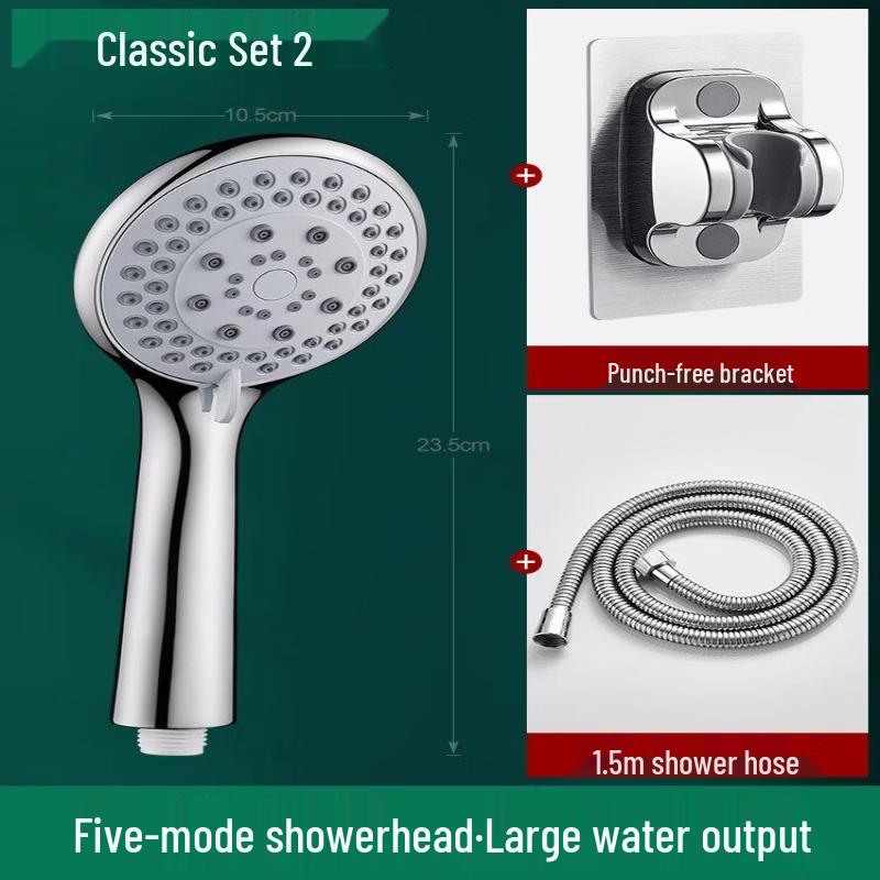 Pressurized ABS Shower Head Set