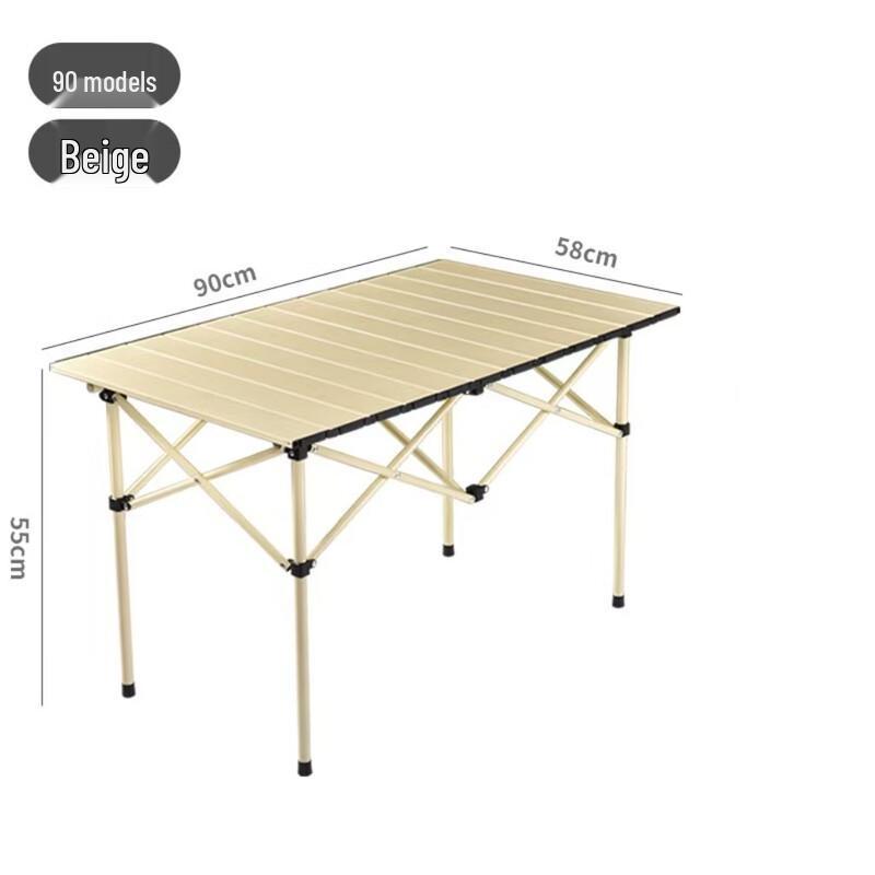 Lilang Carbon Steel Foldable Camping Roll-Up Table