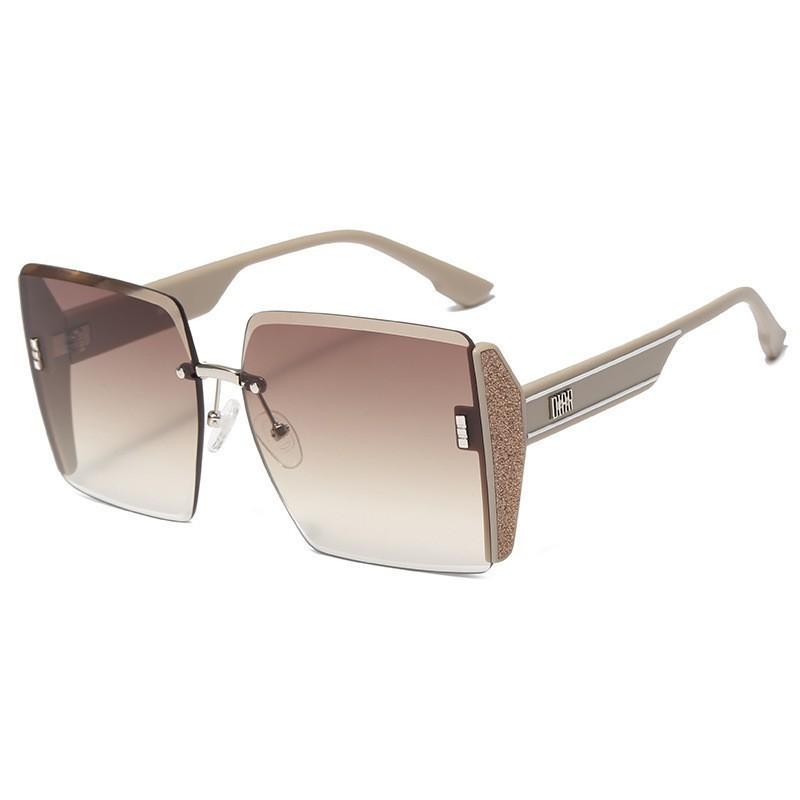 Geometric Unisex Oversized Eyewear With Uv400 Protection For Outdoor Activities And Fashion Style