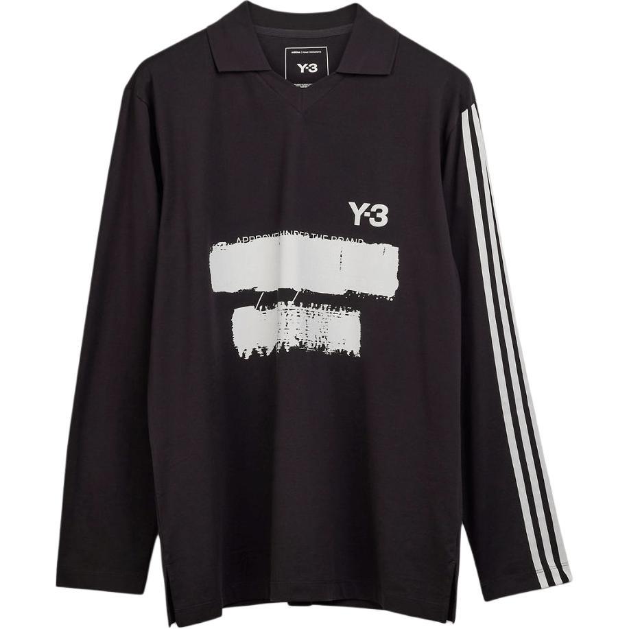 adidas Y-3 Graphic Logo Long Sleeve Top Asia Sizing Black Men s JN4876 L