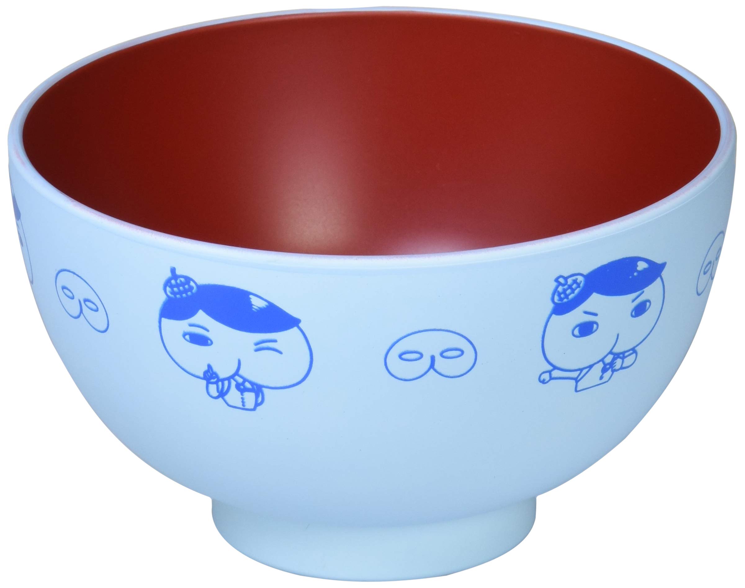 Oshiri Tantei Lacquered Soup Bowl M Blue 804519 (Butt Detective)
