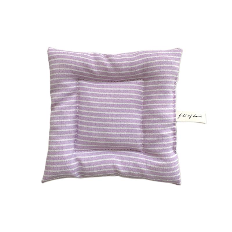 14x14cm Cotton Anti Slip Fabric Multiple Colors Square Shaped Multi-functional Striped Coaster Home Table Decor Accessories
