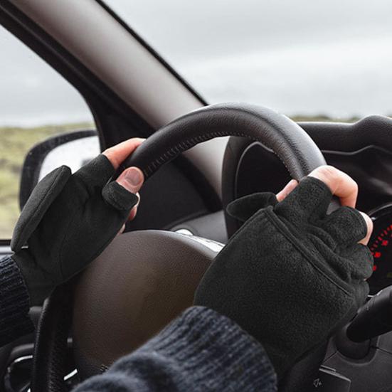 Warm Ice Fishing Gloves Windproof Multipurpose Moisture Wicking