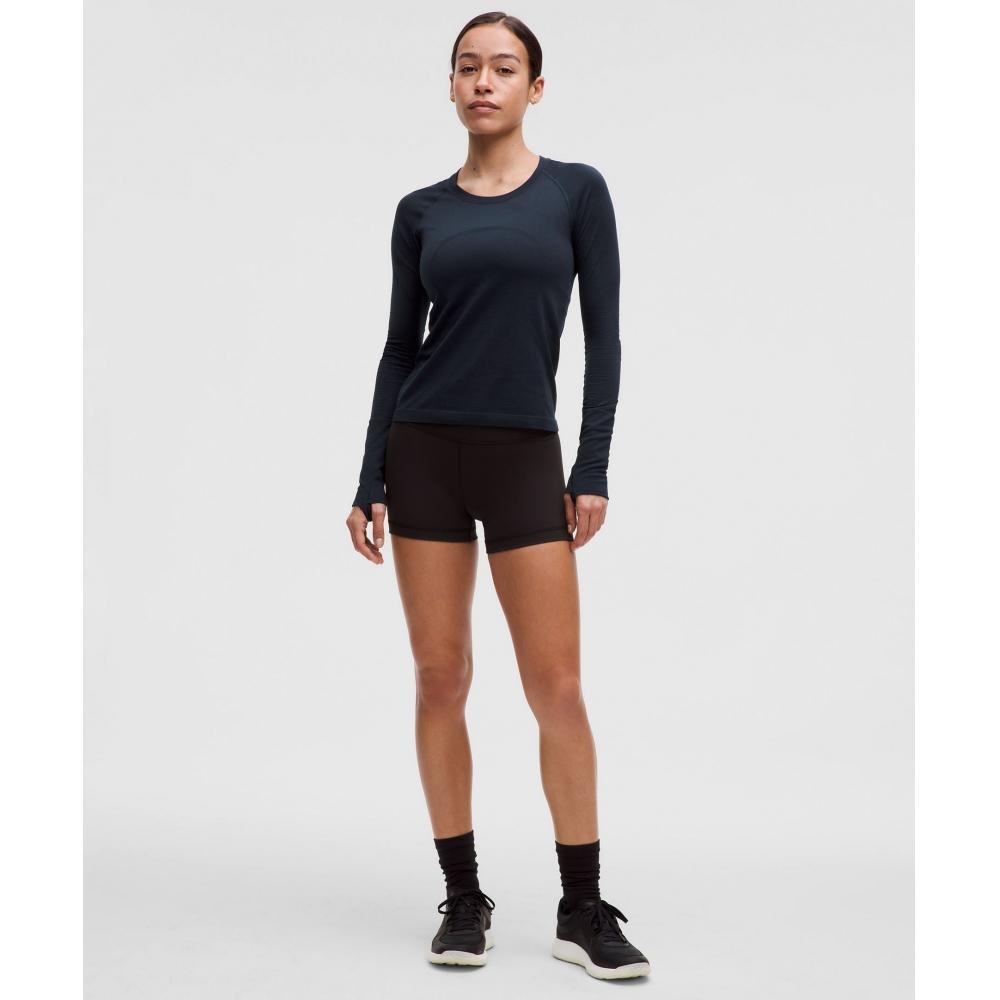 Lululemon Swiftly Tech Long Sleeve Shirt 2.0  Waist Length True Navy True Navy