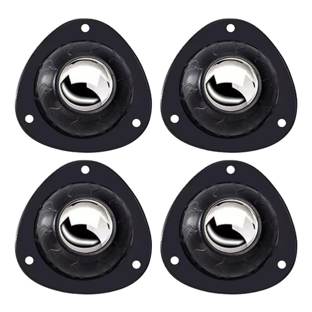 4Pcs/set Self Adhesive Furniture Casters 360 Swivel Rolling Pulley  Flower Pots Trash Can