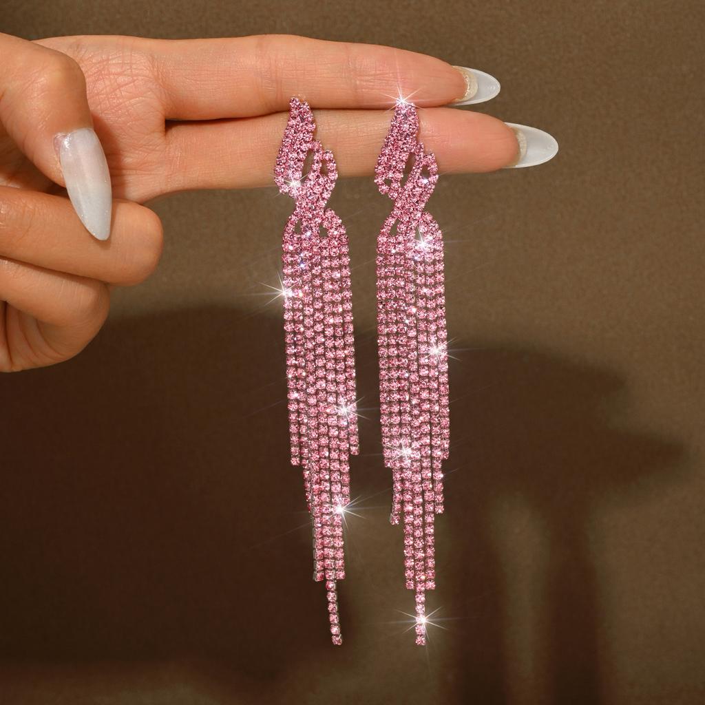 Fashion Long Fringed Earrings, Femininity Socialite Earrings, Advanced Sense Of Personality, Exaggerated And Exaggerated Earrings.