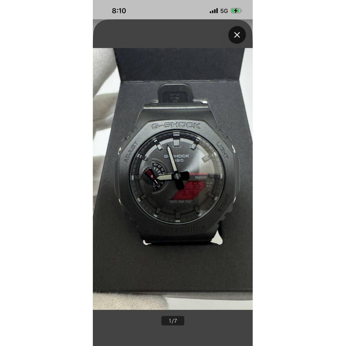 Used CASIO G-SHOCK GA-B2100-1AJF Tough Solar Bluetooth Black