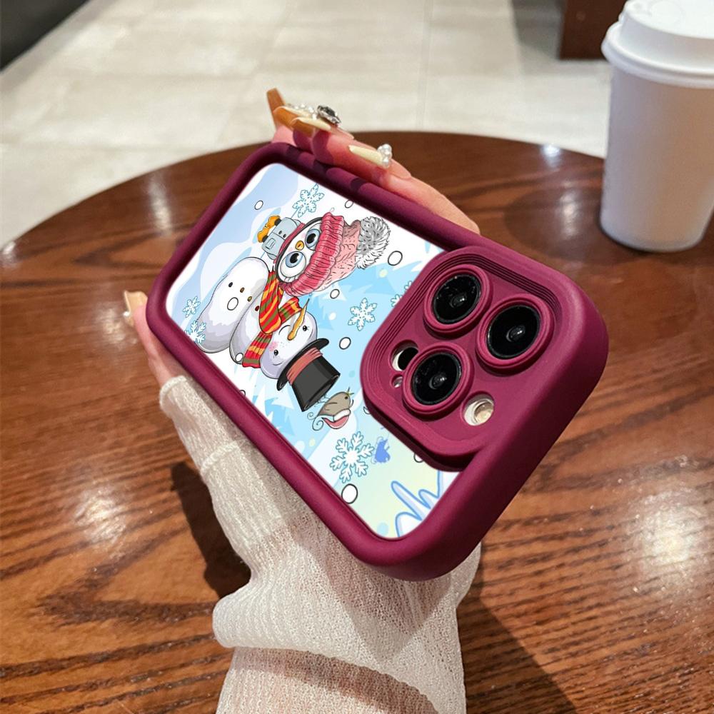 

Чехлы для телефонов Ae103 с рождественской елкой для Samsung M54 A72 M23 Moto G30 Google Pixel 9 OnePlus 11 Infinix Tecno Angel Eye Ladder Защитный чехол itel P55 5G