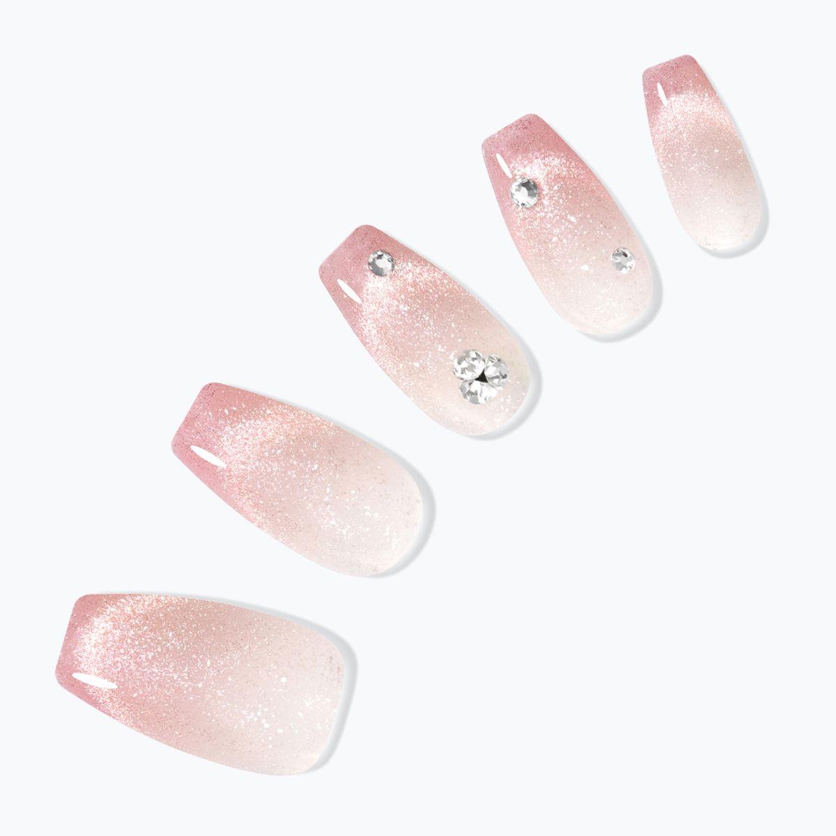 Dashing Diva Magic Press Roselle (Coffin) Nail Tips