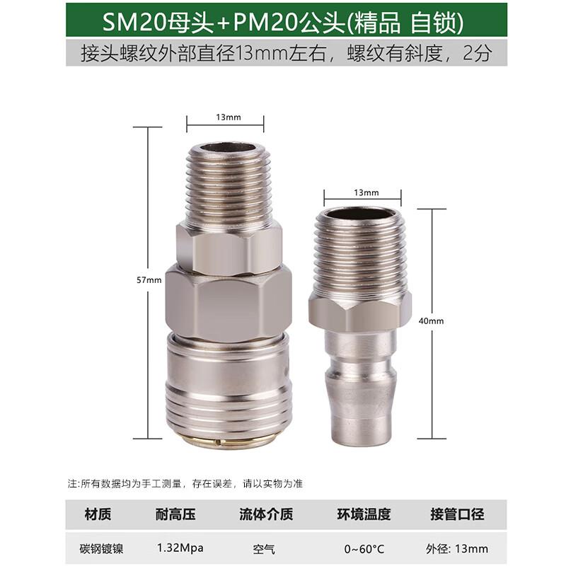 Berry Lion Self-Locking Pneumatic Quick Connectors