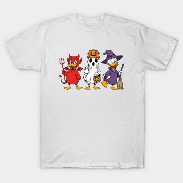Disney Trick Or Treat Ducks White T-Shirt S разноцветный