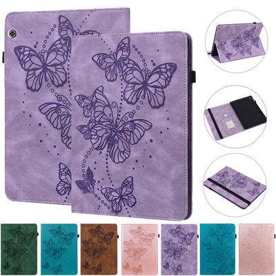 Tablet Case For Huawei Media Pad T5 Case Ags2-l09 W09 Cute Flower Butterfly Embossed Tablet For Funda Huawei Mediapad T5 10 1 Case Cover