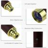 25x30 Pocket Zoomable Monocular Pirate Telescope Portable  Handheld Vintage Monocular Telescope