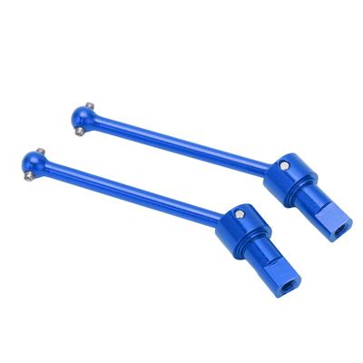 2 Pièces Arbre de Transmission Avant Arrière Alliage d'Aluminium RC CVD Arbre de Transmission Avant Arrière pour Traxxas Latrax Teton