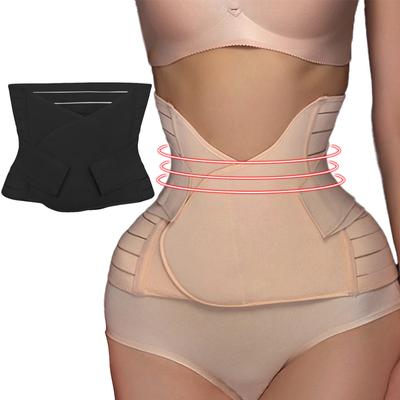 Women Waist Support Corsets Belly Bands Tummy Belly Slimming Belts Wrap Waist Trainer Straps Sheath Workout Fitness Back Support