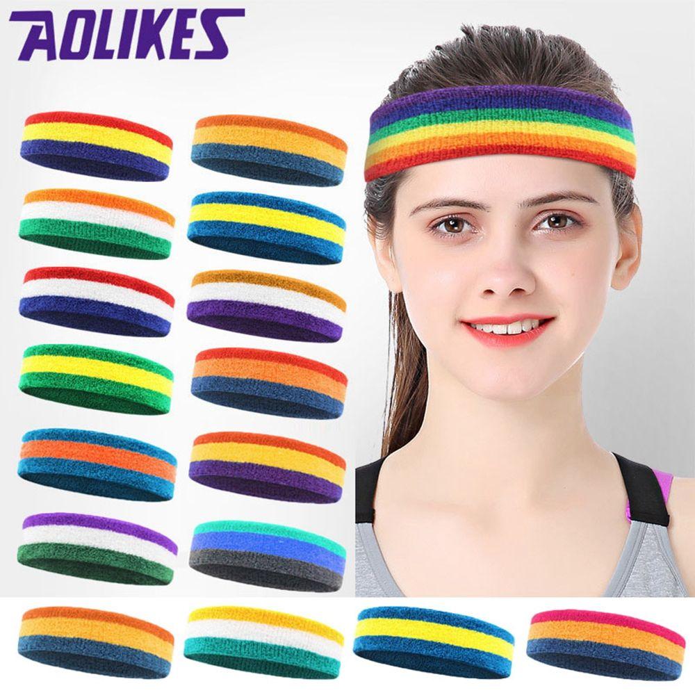 Yoga Hair Bands Elastic Cycling Sweatband Head Sweat Bands Sweat Headband Fitness Running Headband