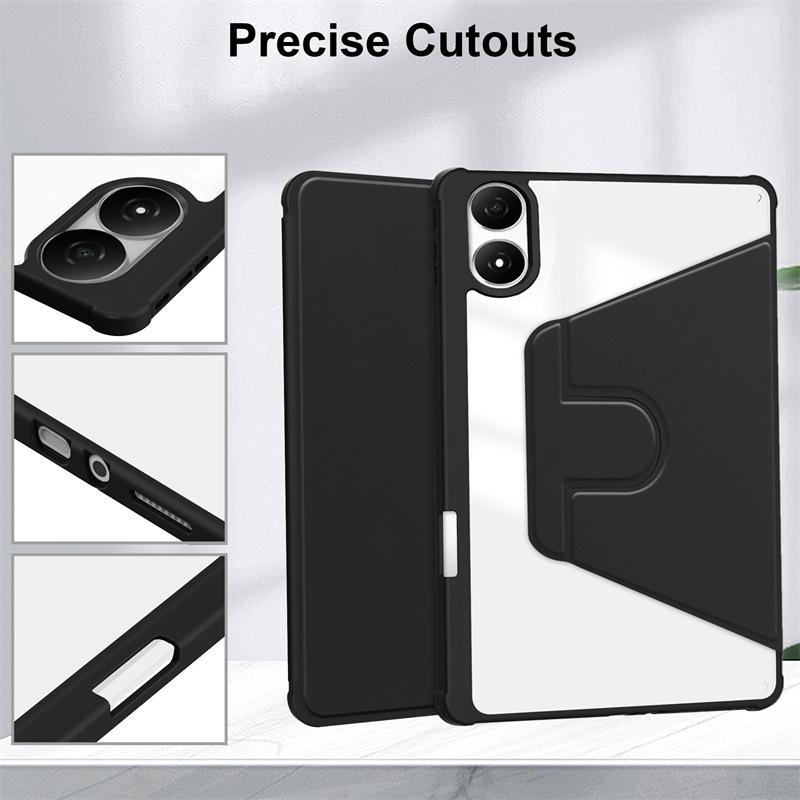 Infinix XPad20 Tablet Case: 11" Acrylic Rotating Pen Protective Cover