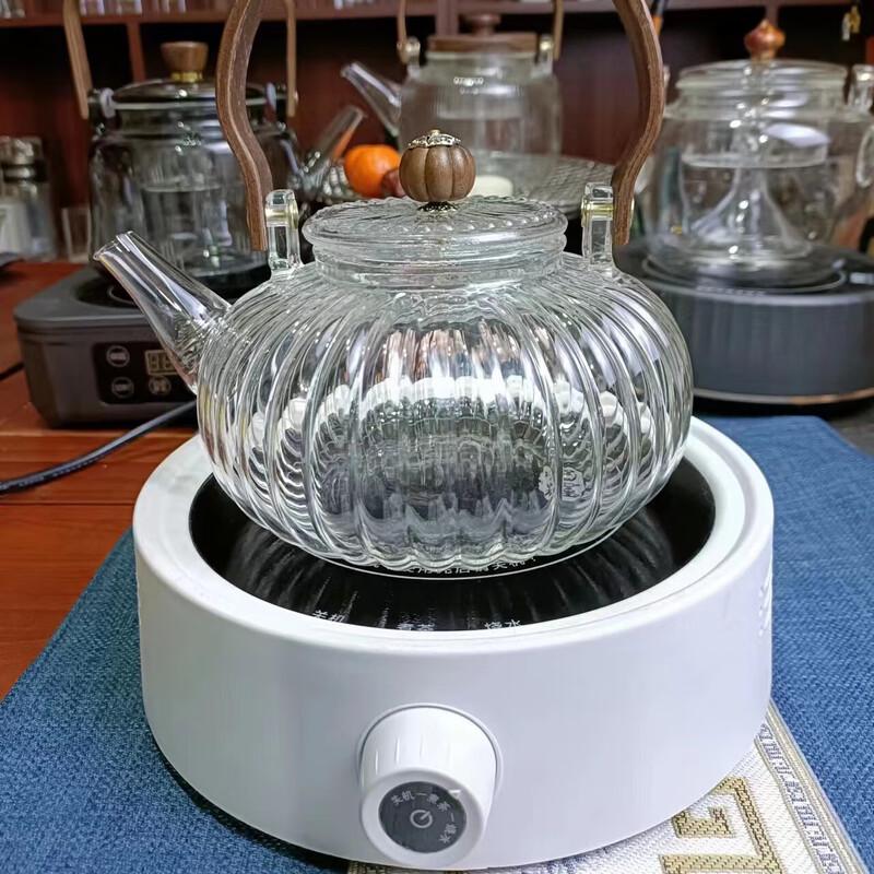 Retro Glass Tea Kettle Set