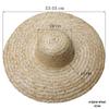 Lusi Woven Wide Brim Straw Sun Hat