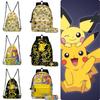 Süße Cartoon Pikachu Kordelzugtasche Trendiger Polyester Rucksack Für Sport In Mehreren Farben Erhältlich