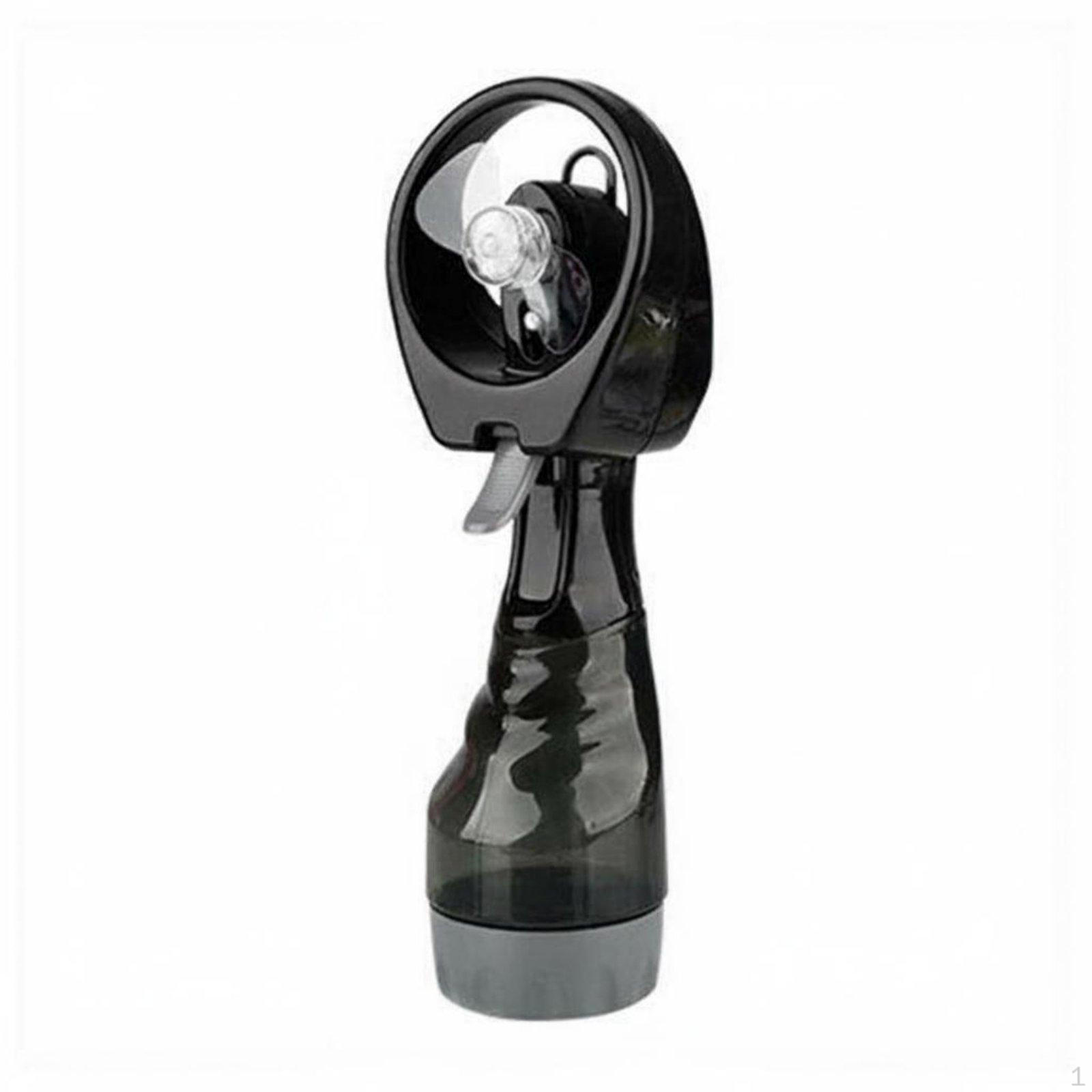 Handheld Misting Fan Portable Water Spray Bottle Soft Vanes Personal Mister for Outdoor,