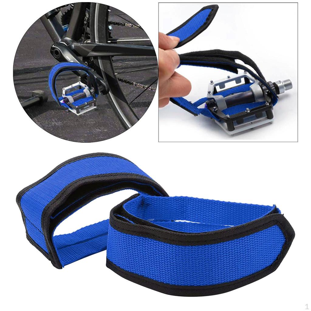 Pedal Strap Toe Clips Straps for Indoor Bicycle Cycling Adults Kids