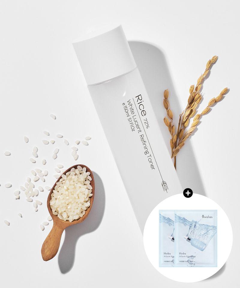 [Whitening/Rice Bran Water 72%] Rice 72 Refining Toner 150ml