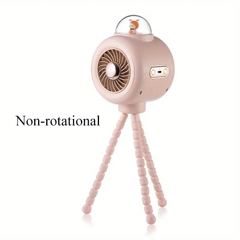 

NEW Portable Stroller Fan, Battery Operated Small Clip on Fan, Detachable 3 Speed Rechargeable 360° Rotate Flexible Tripod Fan