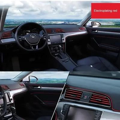 Universal Car Moulding Decoration Flexible Strips 5M Interior Auto Mouldings Car Cover Trim Dashboard Door Car Styling