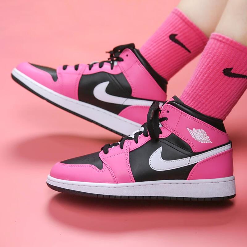 Jordan 1 Mid Pinksicle GS 555112-002