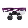 Dental Loupes Magnifying Glasses with LED Light 2.5X Headband Magnifying Glass 100‑240V US Plug