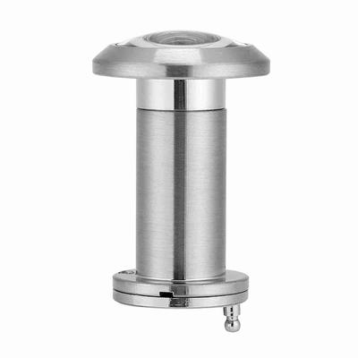 Spioncino per porta con angolo di visione ampio 200 gradi e copertura per la privacy per impieghi gravosi, cromo spazzolato
