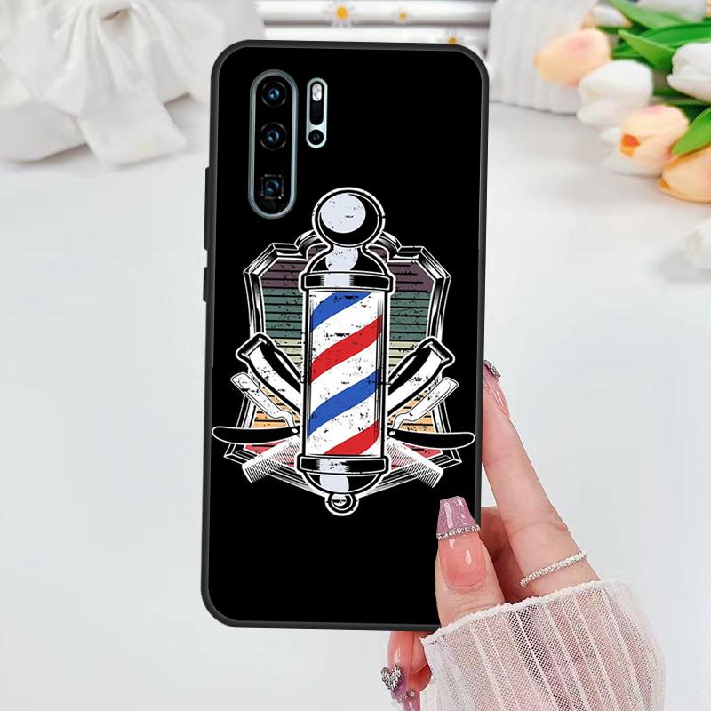 Barber Scissors Hairstylist Salon Case For Huawei Nova 11i 8i 7i 3i Y70 Y90 Y60 Y61 5T 9 10 SE P Smart Z P30 P40 Lite P60 Pro