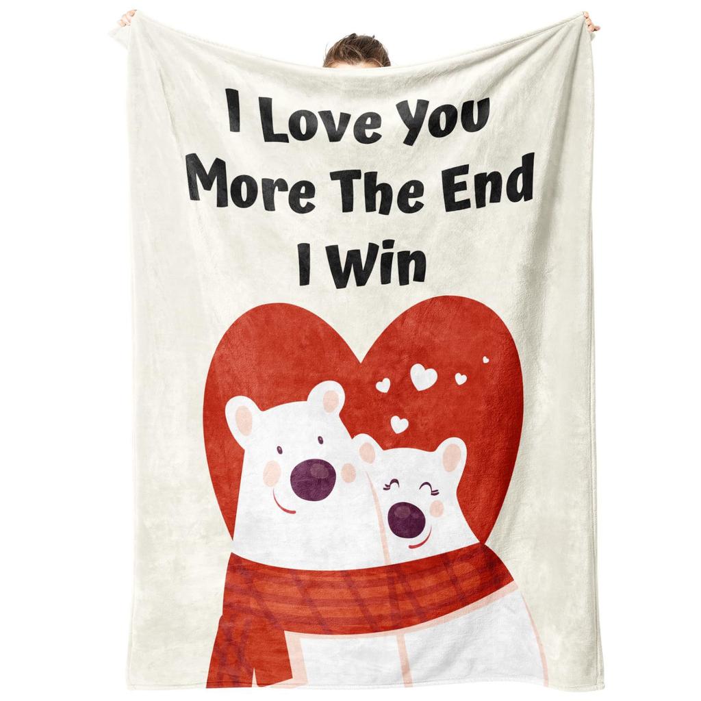Gift For Girlfriend Flannel Blanket Single-Sided Printed Blanket Decorative Blanket Source