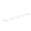 50 Pcs Speaker Foam Pad 25x3mm Anti Vibration Shock Absorbing Self Adhesive EVA Foam Mat for