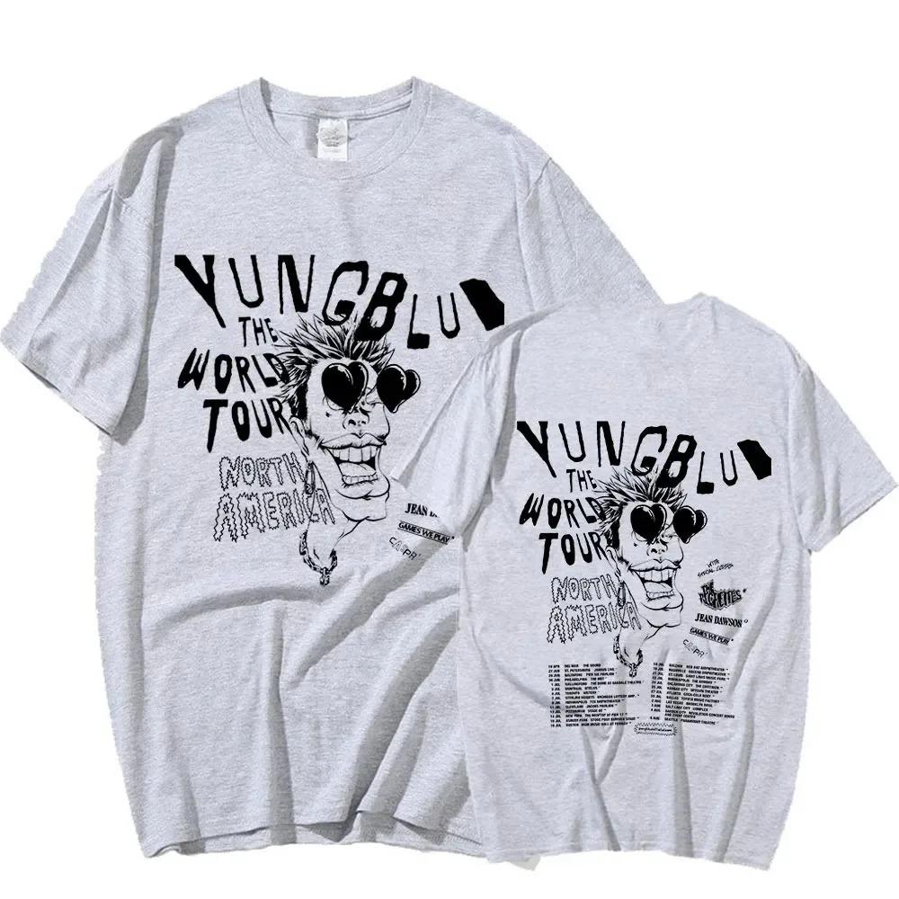 Yungblud 2024 World Tour T Shirt Unisex Oversize O-Neck Short Sleeve T-shirt Fashion Hip Hop Gift Fan T-shirts Streetwear Tops