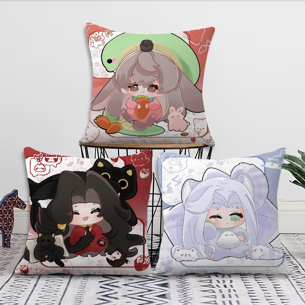 Game Love and Deepspace Kawaii Cushion Cover Pillow Cover Decoration Room Home Sofa Living Office Car Nordic Simplicity