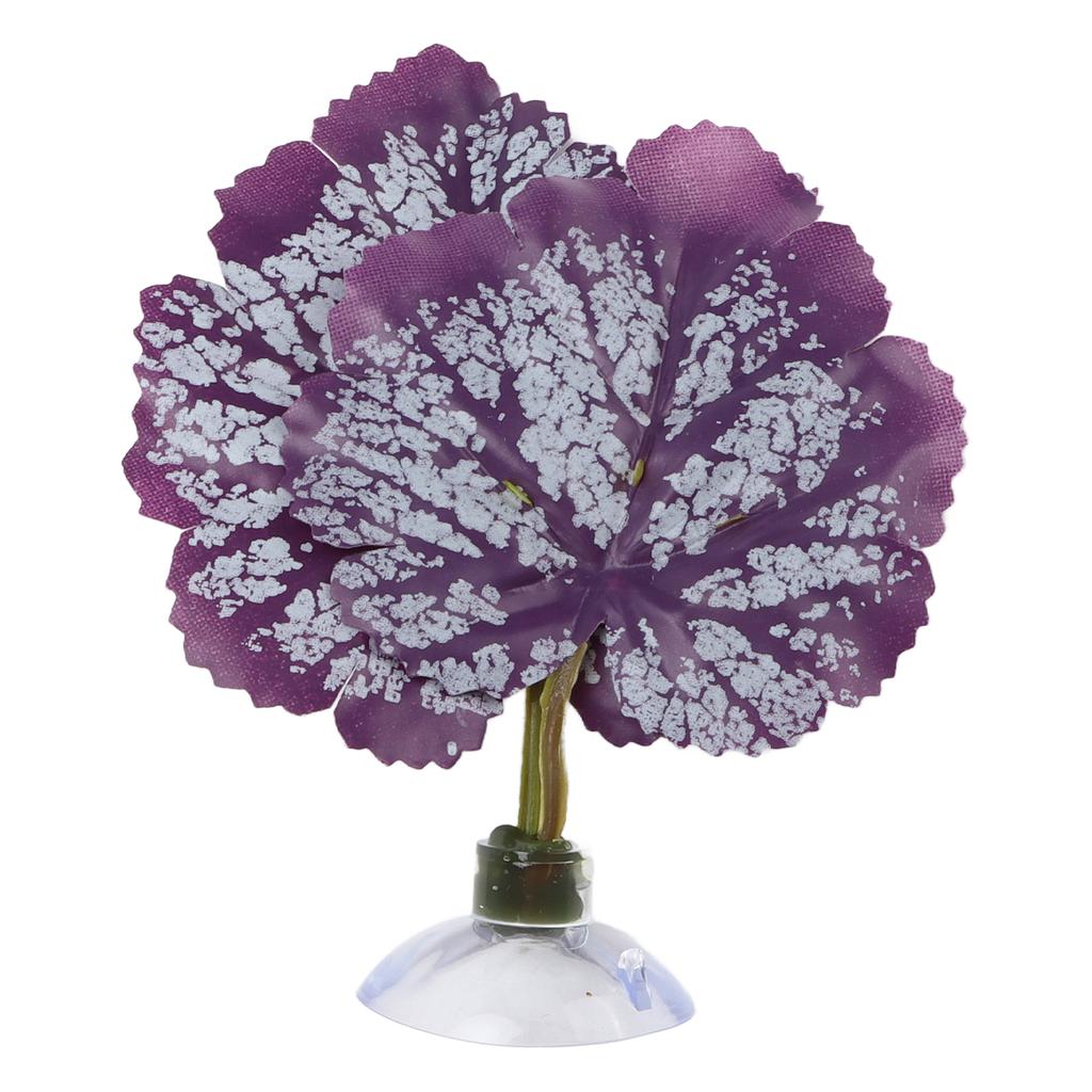 Betta Fish Leaf Pad Plastic Leaf Betta Hammocks with Suction Cup for Fish Tank Aquarium Decoration