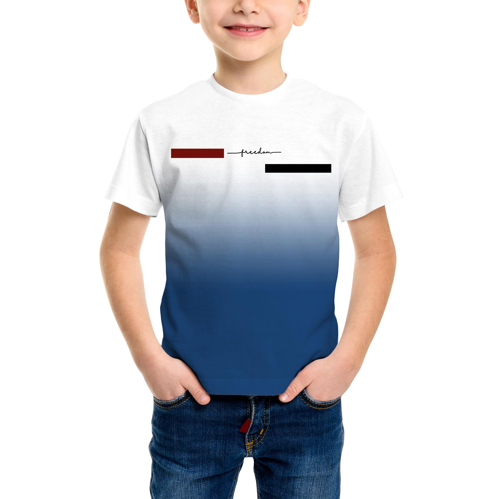 3D Pattern Printing Fashion T-Shirt Element Printing Summer New Boy Personalized Cool Tops Kids Funny T Shirt 100