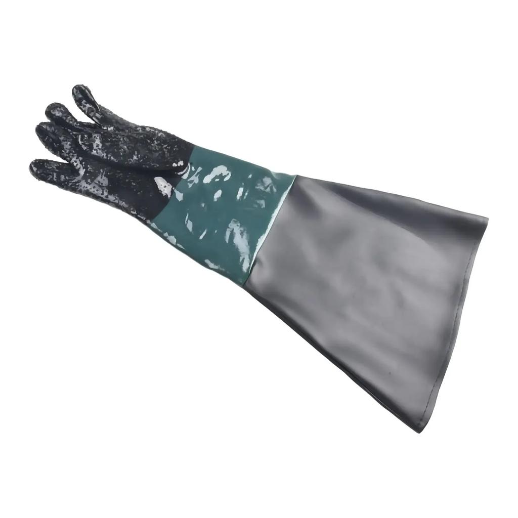 Brand New New Sandblasting Gloves Gloves 60cm Very Convenient 60*30cm Accessories PVC + Cotton Stitching 1 Pair